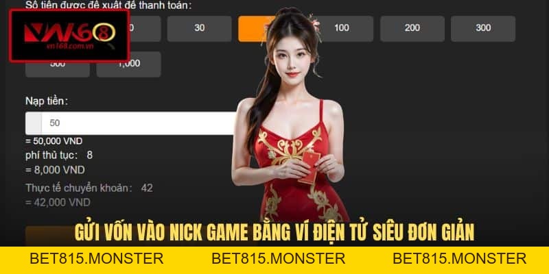 Nạp Tiền VN168 - Hướng Dẫn Quy Trình Gửi Vốn Nhanh, An Toàn - bet815.monster