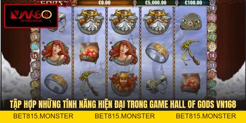Hall Of Gods VN168 - Tựa Game Slots Thần Thoại Ấn Tượng - bet815.monster